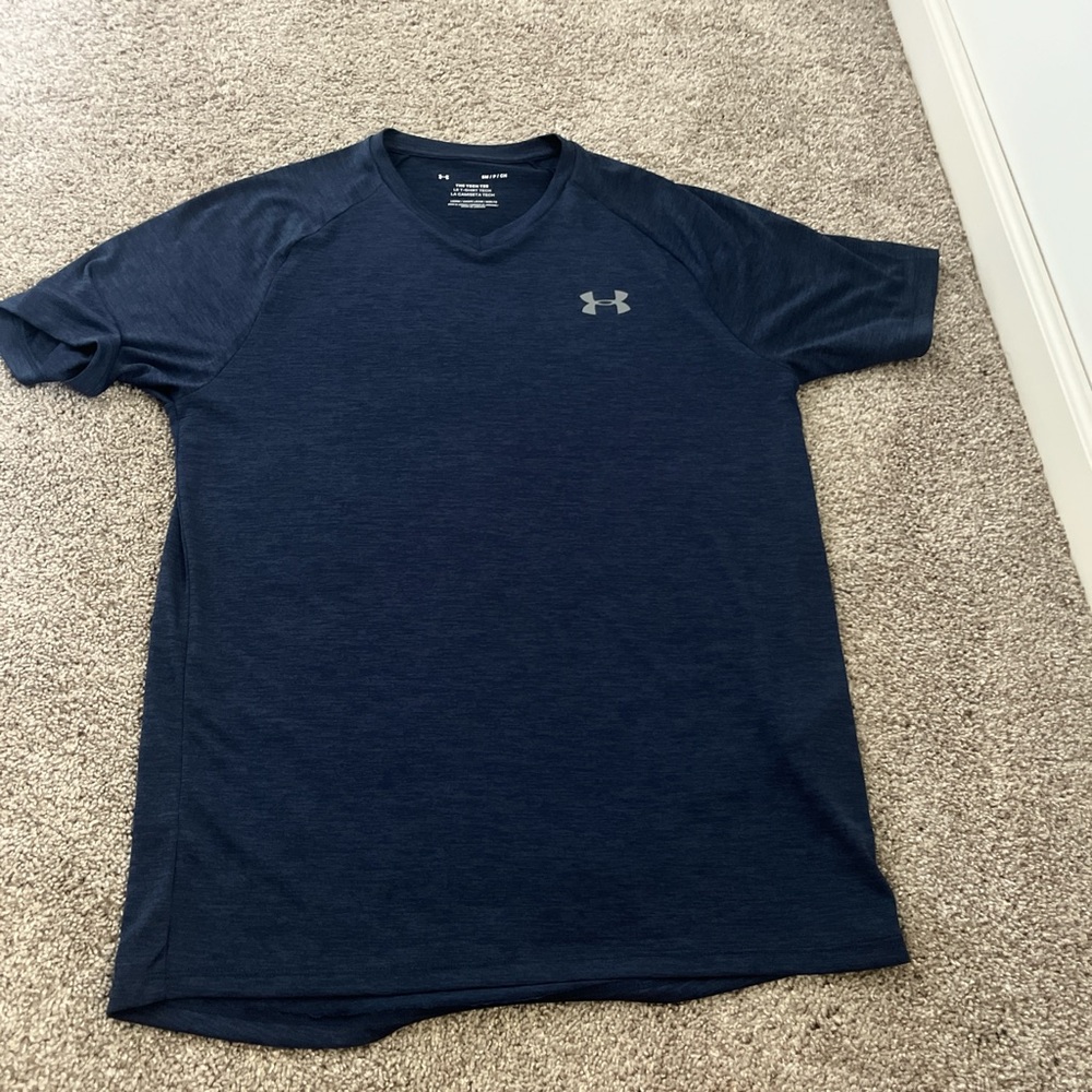 Under Armour Men's Deep Blue Short Sleeve Tee